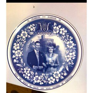 Commemorative Plate Celebrating The Marriage Of Prince Charles & Camilla 9th Apr